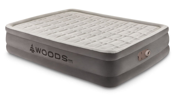 Tritech Double-High Queen Air Mattress with Built-In 120V Pump U7396