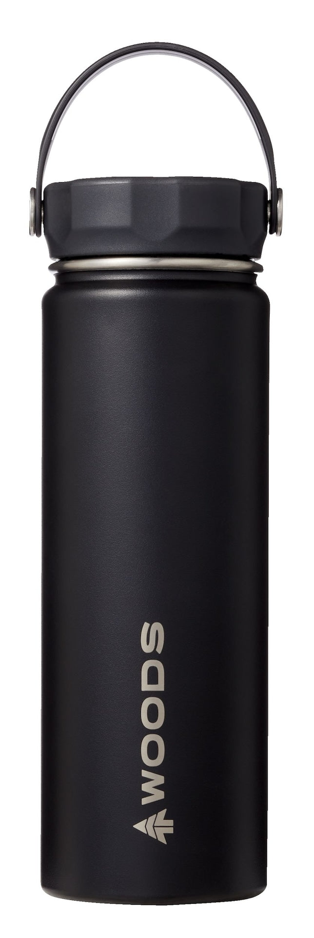 Water Bottle, 22-oz, Stainless Steel, Leak-Proof, Black R1535