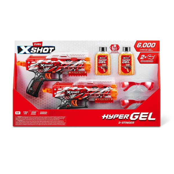 Hyper Gel Stinger Blaster with 6000 Hyper Gel Rounds, 2-Pack P0499