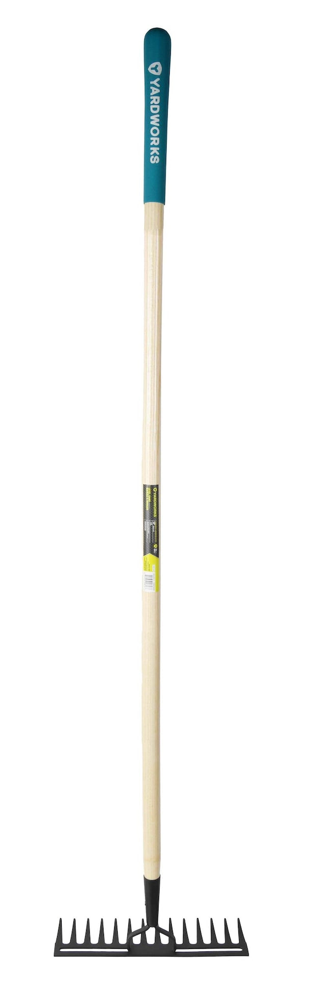 14-in Wide Metal 14-Tine Head Rake, 48-in Hardwood Shaft E3662