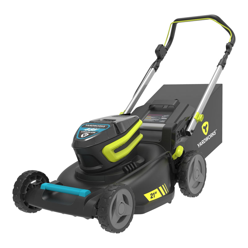 48V 3-in-1 Brushless Push Lawn Mower, 21-in with 6Ah Battery & Charger O8120