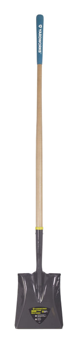 Steel Square-Point Long-Handle Spade Shovel, 60-in Wooden Shaft
