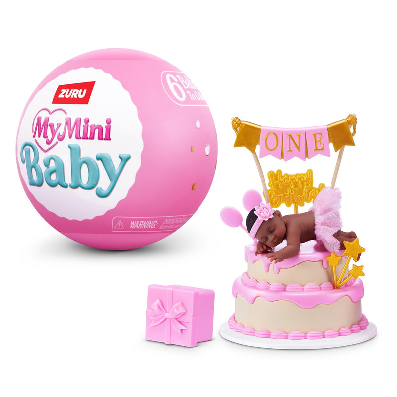 My Mini Baby Series 2 Mystery Playset Capsule for Ages 3+, Assorted Figures V38