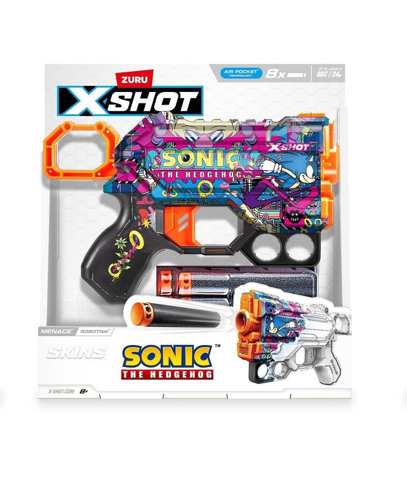 Menace Skins Foam Dart Toy Blaster for Ages 8+ V8422